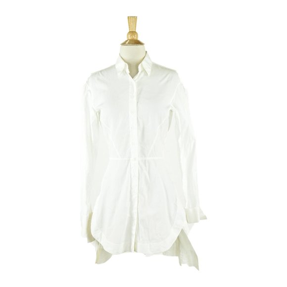 Azzedine Alaia Button Down Shirts SM White - Picture 1 of 2